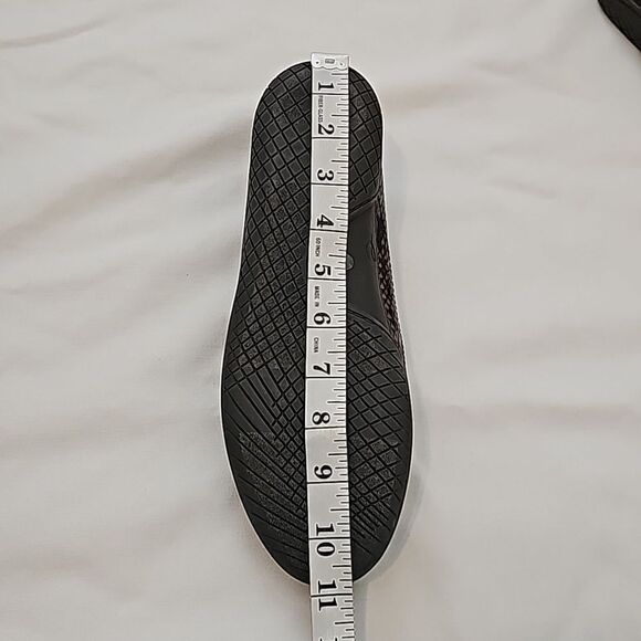 Easy Spirit Gabbie 3 Brown & Black Snake Print Slip On Ballet Flat 9.5 W - Picture 7 of 7